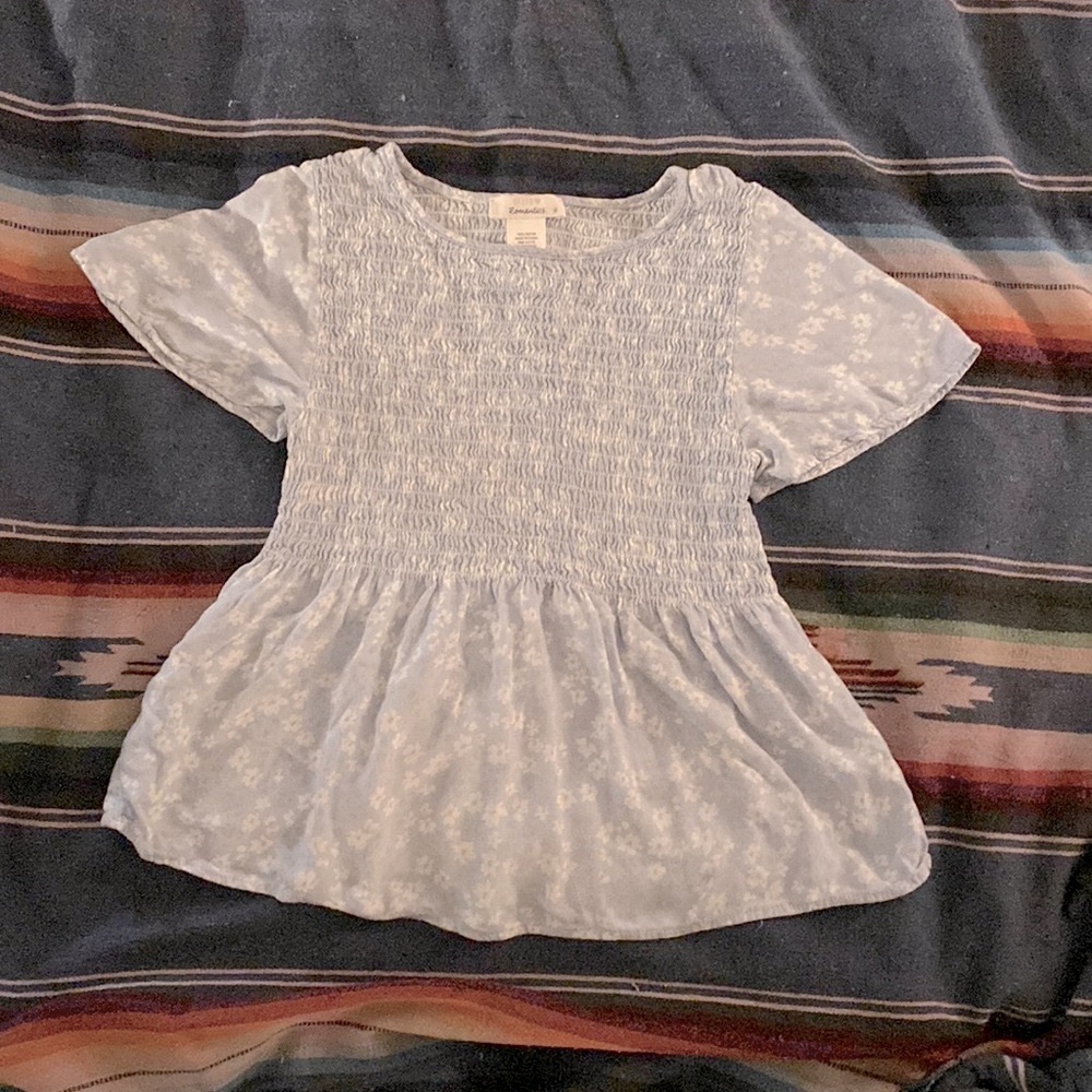 Urban Romantics Ruched Babydoll Top